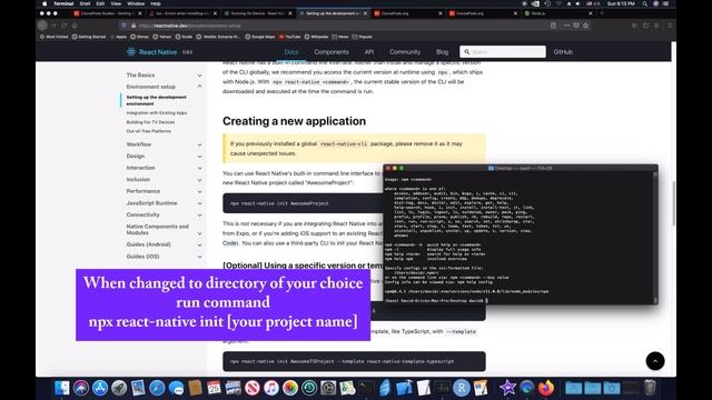 React Native Tutorial: Mac Setup Video смотреть онлайн