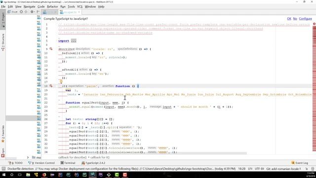 Angular ngx-boostrap adding Romanian locale to date picker Bug Fix смотреть онлайн