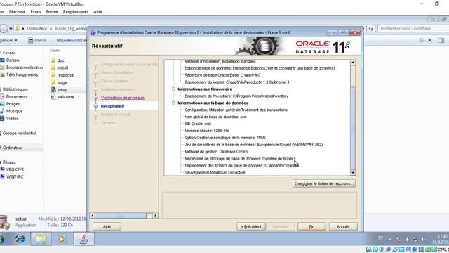 Installation de Oracle 11g Entreprise edition sur windows 7 смотреть онлайн