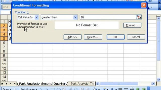 Excel 2003 Tutorial Conditional Formattig Microsoft Training Lesson 8.1 смотреть онлайн