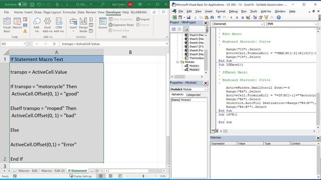 Excel - Macros - Recording/Editing смотреть онлайн
