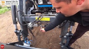 Облегченный фронтальный погрузчик на МТЗ 82. Обзор TUR Basic 1200