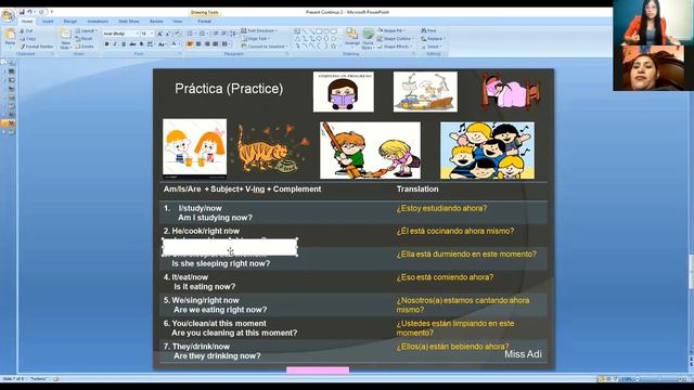 Lección 5: Present Continuous 2/Presente Continuo 2 смотреть онлайн