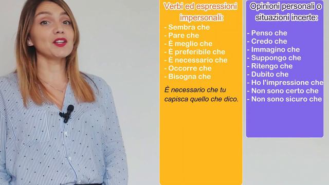 When to use subjunctive in Italian - Il congiuntivo смотреть онлайн
