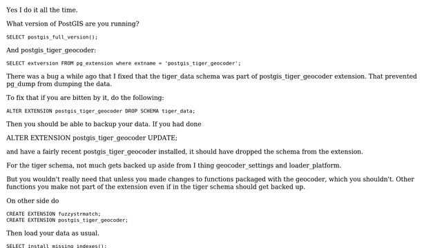 GIS: postgis moving tiger data (2 Solutions!!) смотреть онлайн