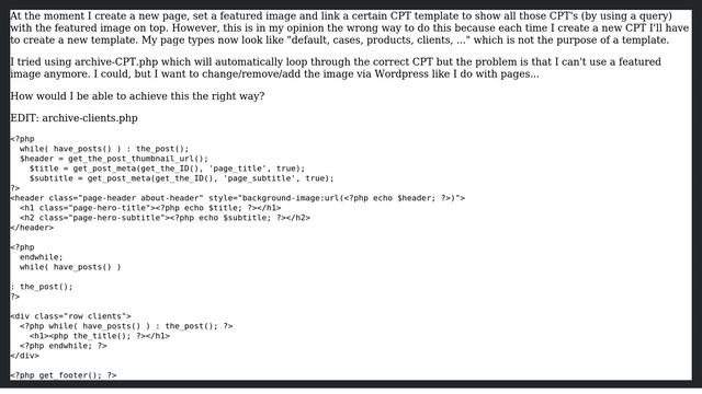 Wordpress: Set featured image to archive.php смотреть онлайн