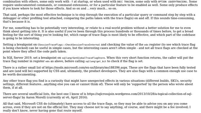 Databases: Methods for finding new Trace Flags in SQL Server (3 Solutions!!) смотреть онлайн