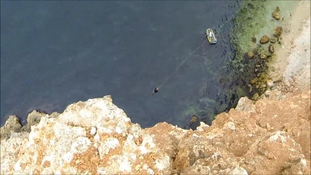 Осинин Илья cape Fiolent, ropejumping with SkyLine x-team in Crimea смотреть онлайн