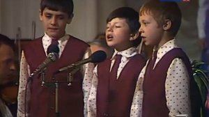 Песня Погоня. Большой детский хор Центрального телевидения под управлением Виктора Попова, 1982