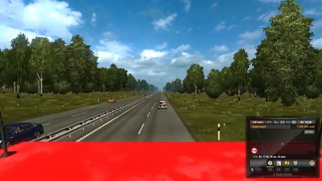 ETS 2 Карта Минск-Москва-Крым V4.1 обзор местности смотреть онлайн