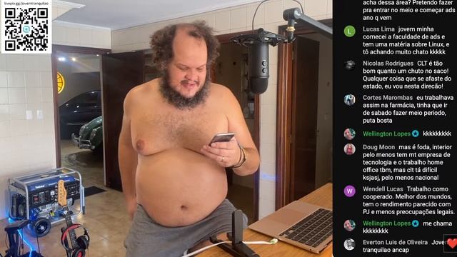 R$7.000 CLT OU R$13.000 PJ O QUE VALE MAIS A PENA PARA UM PROGRAMADOR? - AO VIVO смотреть онлайн