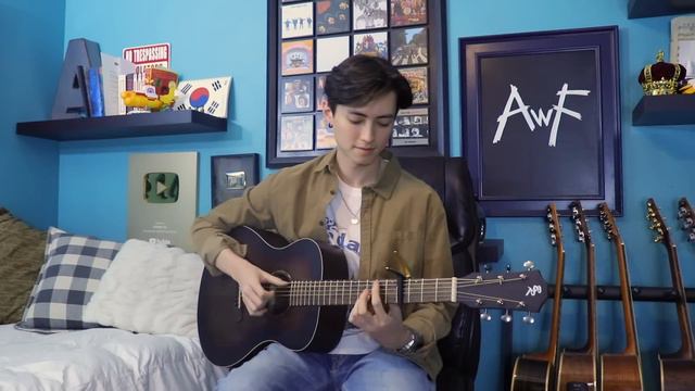 Lovesick Girls - BLACKPINK - acoustic fingerstyle guitar cover смотреть онлайн