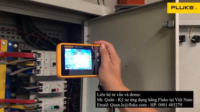 Demo kiểm tra nhiệt tủ điện bằng Fluke PTi120 400C смотреть онлайн