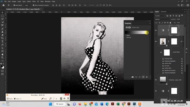 How To Create a Retro Pin-Up Poster in Photoshop || Retro Poster смотреть онлайн