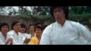 Жесткая рубка Брюс Ли с бойцом со шрамом (фильм Выход Дракона 1973 год)