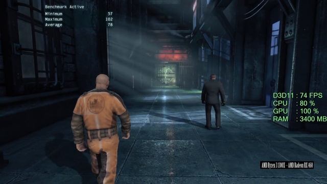 AMD Radeon RX 460 -- AMD Ryzen 3 1300X -- Batman Arkham Origins Benchmark смотреть онлайн