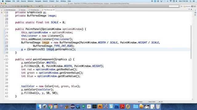 Java Pixel Paint 11 BufferedImage смотреть онлайн