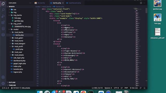 #20 Aplikasi Web Wisata [PHP, MySQL & Bootstrap] - Menampilkan Data Berita смотреть онлайн