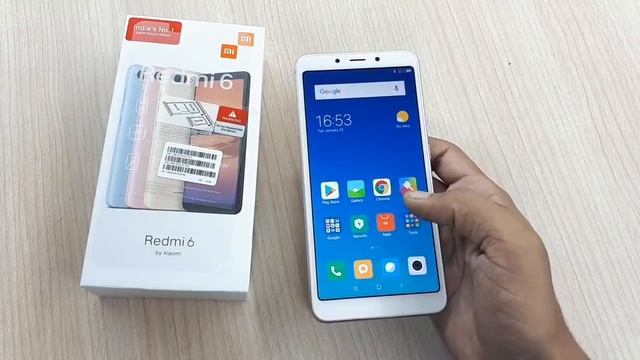 Redmi 6 Unboxing, 3GB/32GB, Gold смотреть онлайн