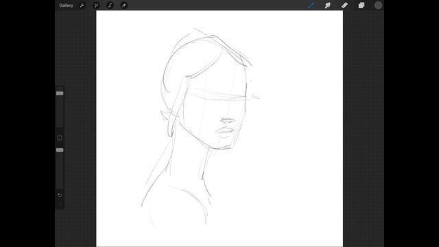 Drawing Portrait 3/4 View: Basic Tutorial | Line Art Episode 03 смотреть онлайн