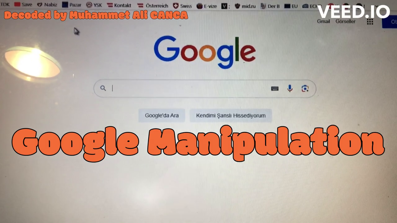 GOOGLE MANİPULATİON	/ How Google Tricks People