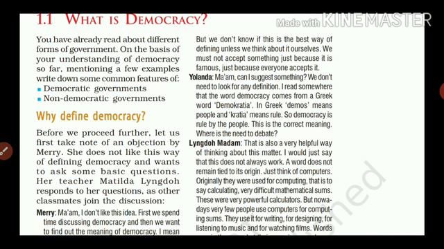 WHAT IS DEMOCRACY?WHY DEMOCRACY? |CLASS 9 | MEANING AND DEFINITION | IN HINDI | PART 1 смотреть онлайн