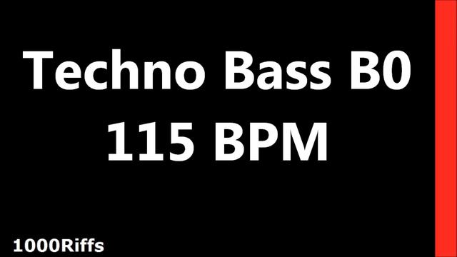 Techno Bass Metronome B0 : 115 BPM : Beats Per Minute смотреть онлайн
