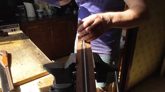 Обработка пятки грифа-часть2(видео №200). смотреть онлайн