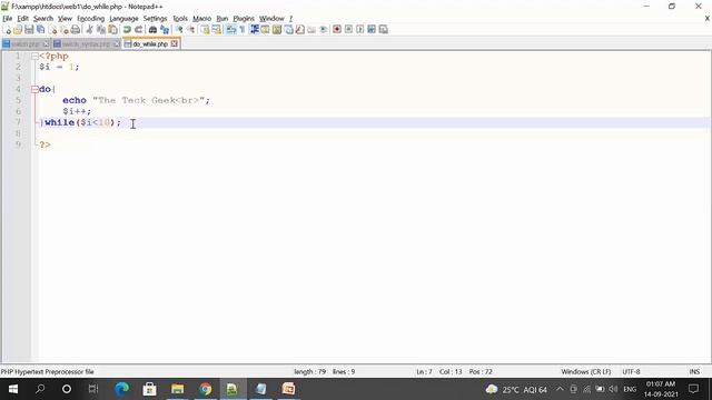 Do while loop in PHP | PHP do while Loop | PHP do while Loop Statement | Guide to learn PHP in Hind смотреть онлайн