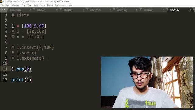 [Part 6] Python in 15 Videos | List in Python | Append, Insert, Count, Sum, Pop | Hindi Tutorial смотреть онлайн
