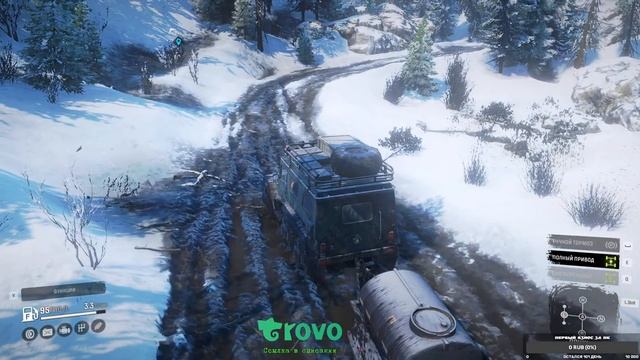 SnowRunner месим глину возим грузы!))) перезжаем на Аляску! смотреть онлайн