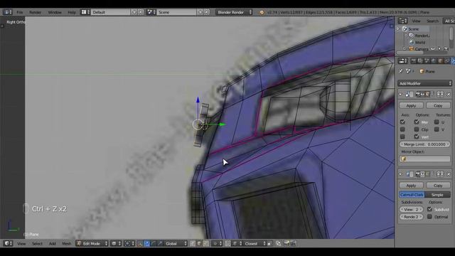 Subaru WRX Sti - 3D Modelling with Blender  Part 22