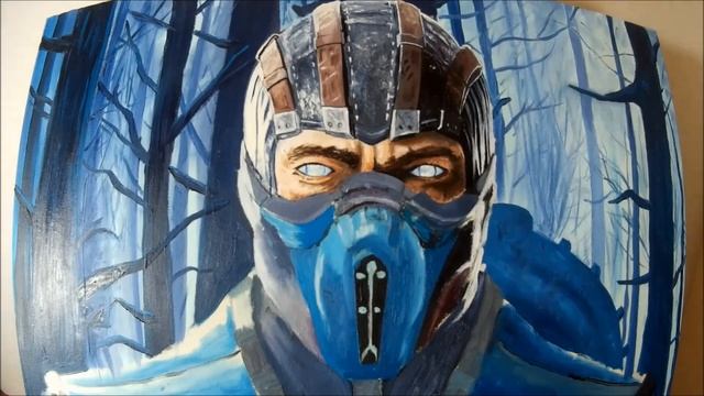 Drawing Sub-Zero - Mortal Kombat X /Tibor Sandor Art смотреть онлайн