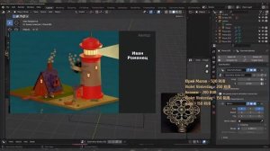 Замок для сундука от кареты в Blender #16