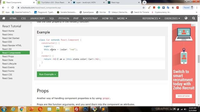 Part-3 (What is Component? | Component explained) React Tutorial Clear Concept Explanation In Hindi смотреть онлайн