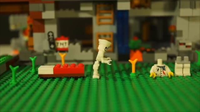 БОРЬКА ЗаГОВОРИЛ + Лего НУБик Майнкрафт - LEGO Minecraft Анимация смотреть онлайн