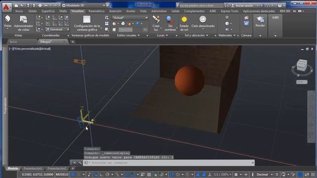 Autocad 3d 2016 - Crear Cámaras - Tutorial Básico 12 - En Español смотреть онлайн