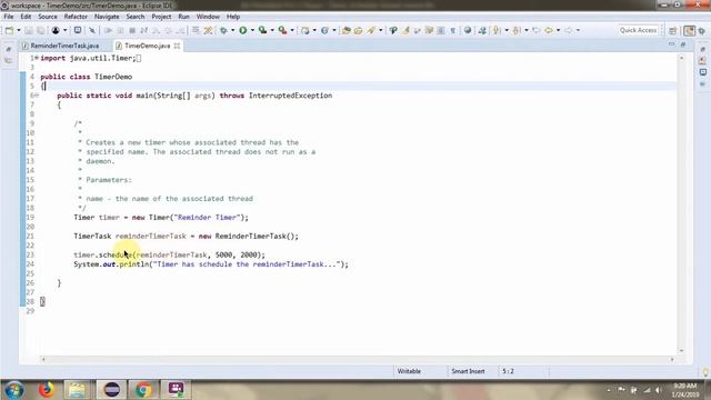 How to create a new timer whose associated thread has the specified name? | Timer смотреть онлайн