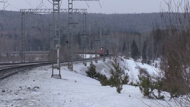 ГРУЗОВЫЕ ПОЕЗДА ЗИМОЙ НА ТРАНССИБЕ смотреть онлайн