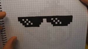 МОИ РИСУНКИ ПО КЛЕТОЧКАМ !!!(ОБЗОР)