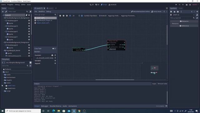 GODOT - Visual Scripting (Change Scene) смотреть онлайн