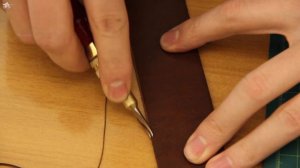 Ремень из кожи своими руками Littleton + выкройка PDF / Сделай сам