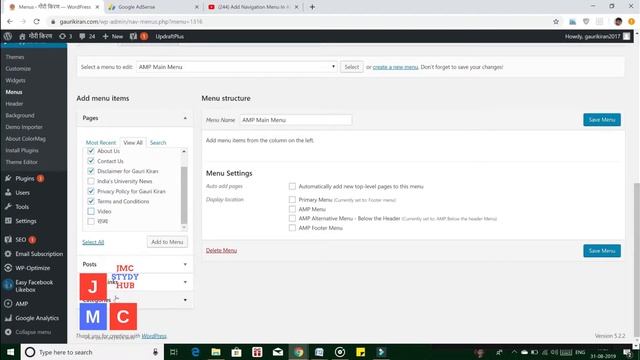 How to add navigation menu or sidebar menu in AMP through WordPress? смотреть онлайн