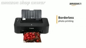 Canon Pixma TS207 Single Function Inkjet Printer (Black)