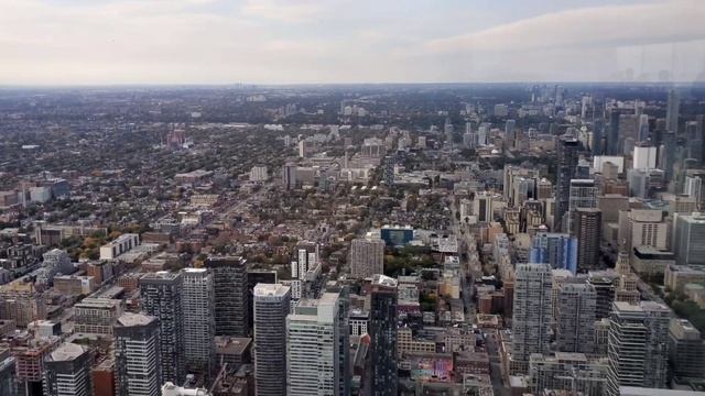 A View Of Toronto City From The CN Tower |  Tallest Tower In Western Hemisphere
