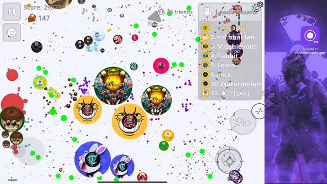 Wow...... Very Dangerous 😂 | AGARIO MOBILE LIVE | Agar.io