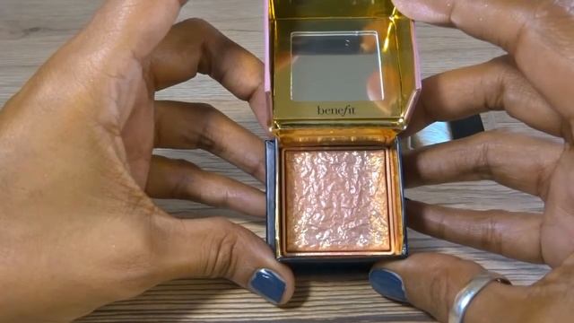 Mini Benefit Cosmetics Gold Rush Blush Unboxing + Swatches | LatteGirl