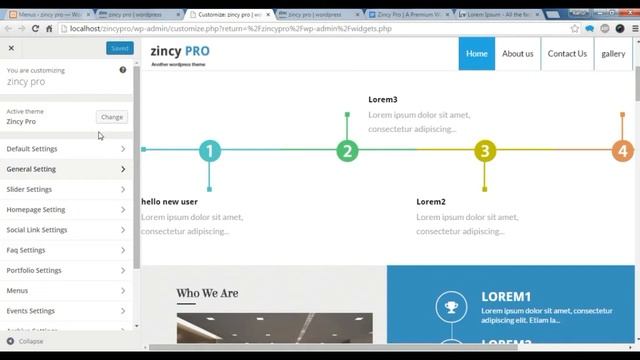 ZIncy Pro - How to Create Menu, Social Icons & Search Icon смотреть онлайн