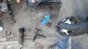 Замена шрусового кардана.  На ниве 2131