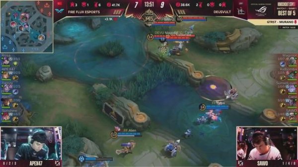 Fire Flux vs Deus Vult ( DEVU ) - Fire Flux vs Blacklist - M5 Dünya Şampiyonası - Mobile Legends